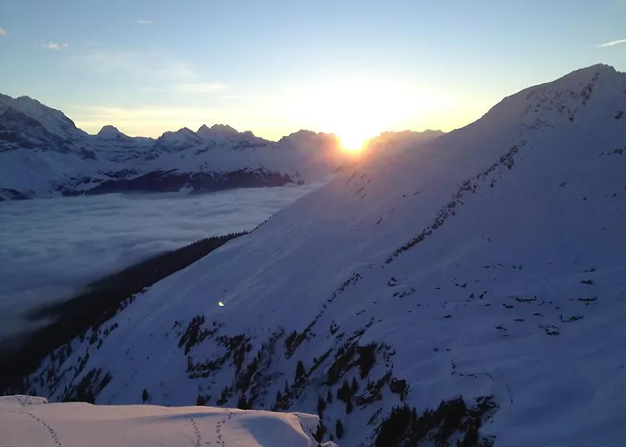 Hostel Berggasthaus First - Only Accessible By Cable Car
