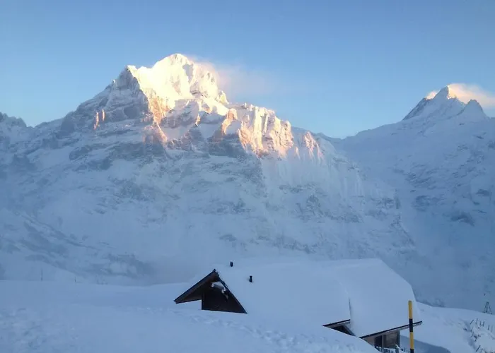 Hostel Berggasthaus First - Only Accessible By Cable Car